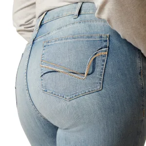 Ariat Ladies 10045360 R.E.AL Perfect Rise Arrow Fit Penelope Boot Cut Jeans in Oklahoma
