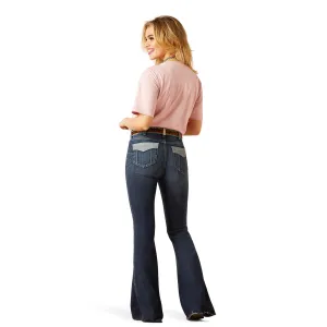 Ariat Ladies 10045405 High Rise Doba Flared Jeans