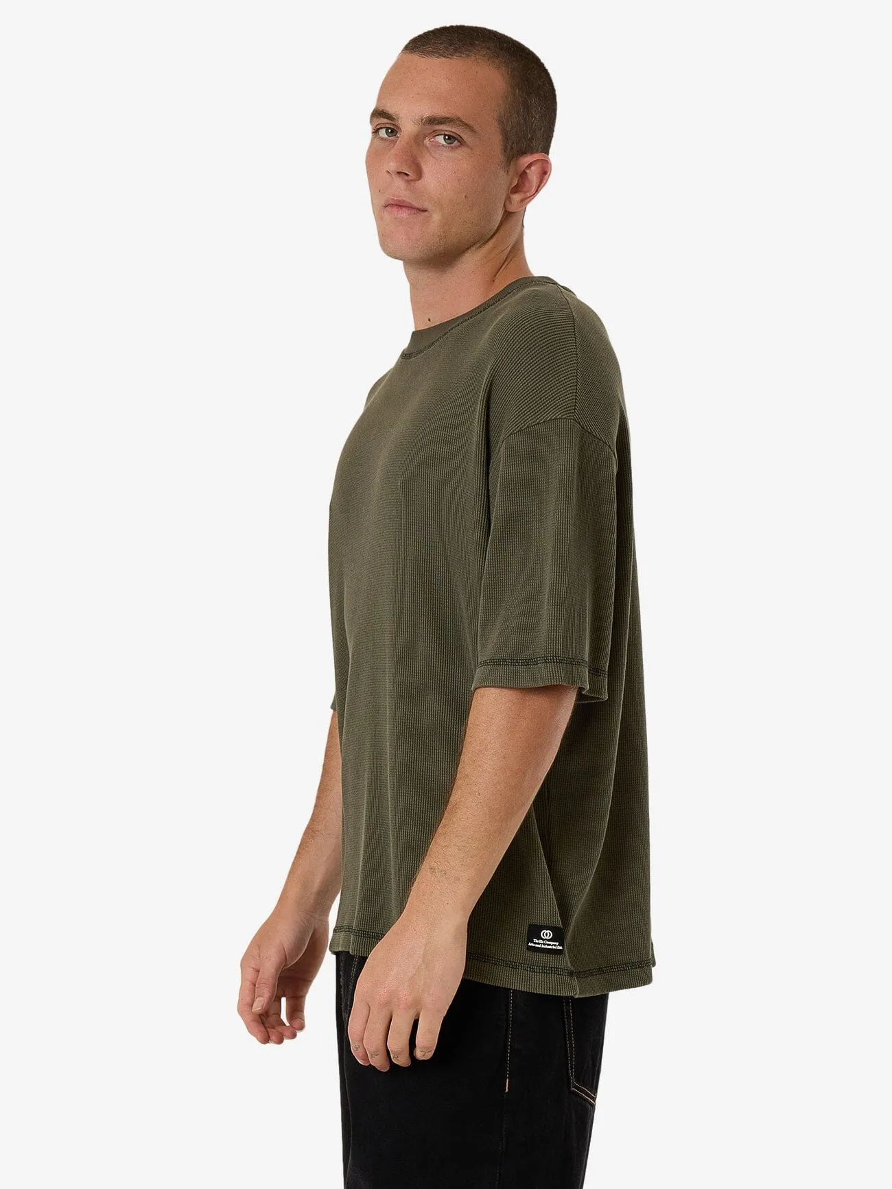 Arts & Industrial Box Fit Oversize Short Tee - Grape Leaf