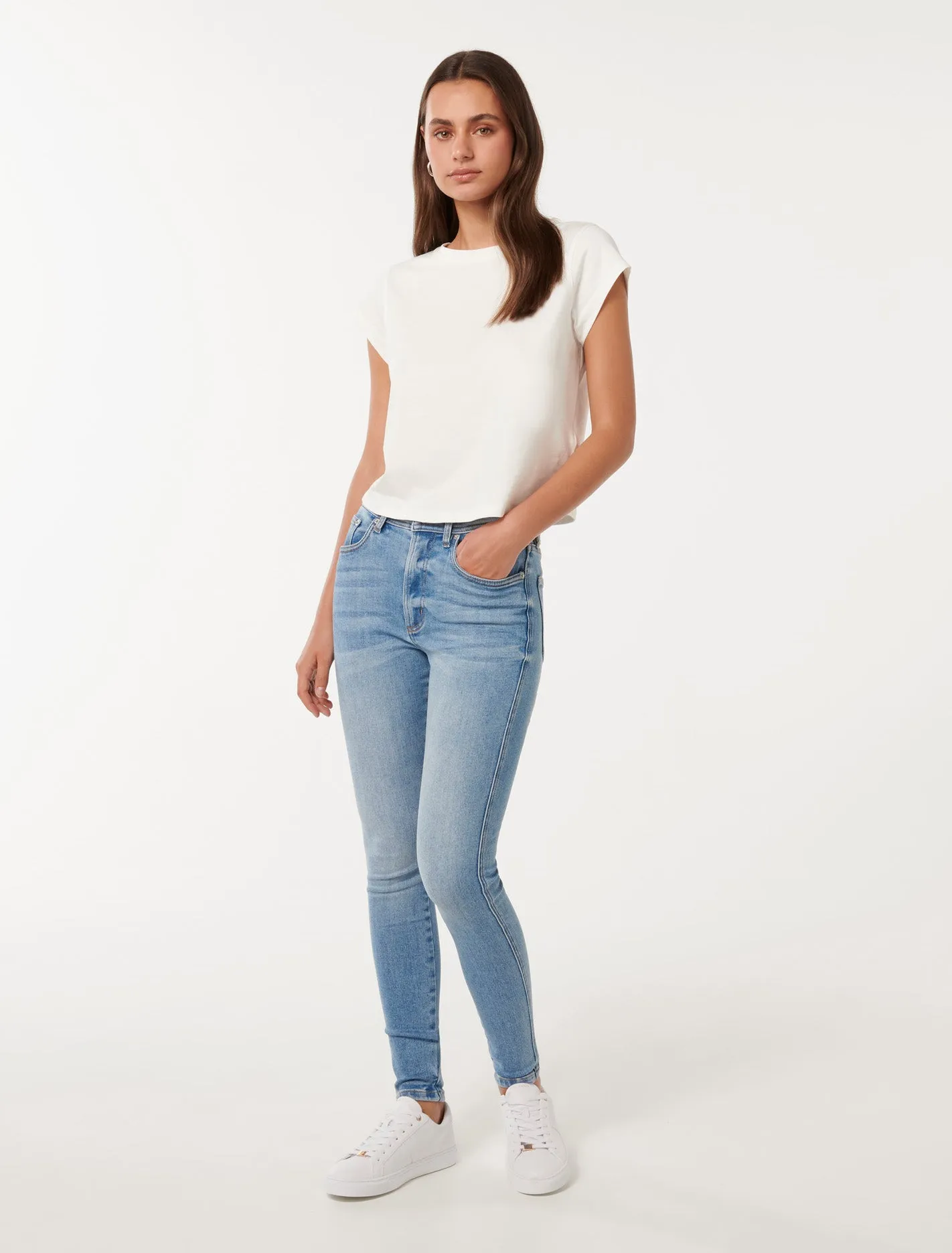 Ashley Mid-Rise Skinny Jeans
