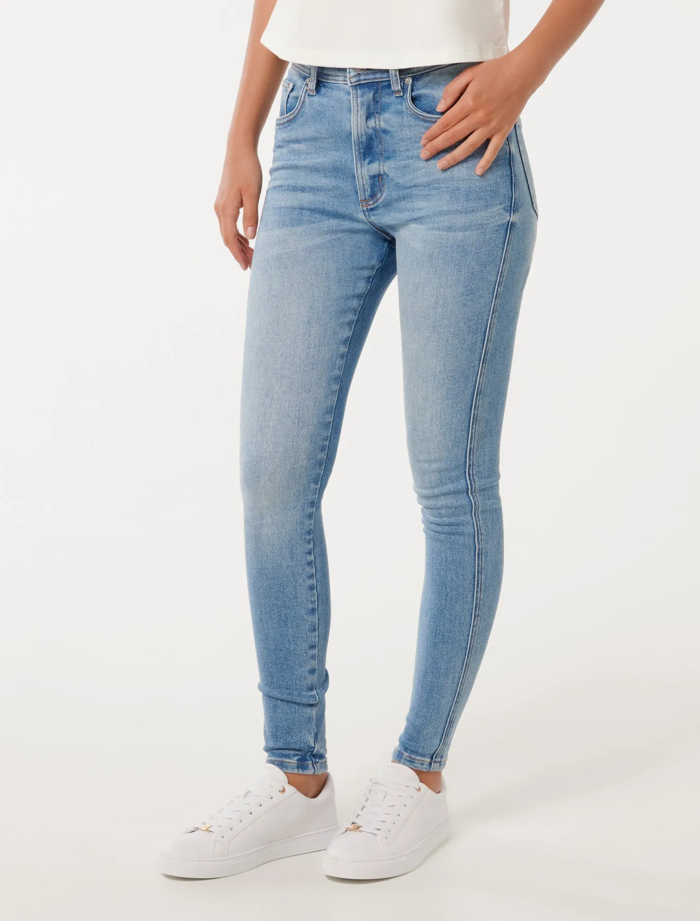 Ashley Mid-Rise Skinny Jeans