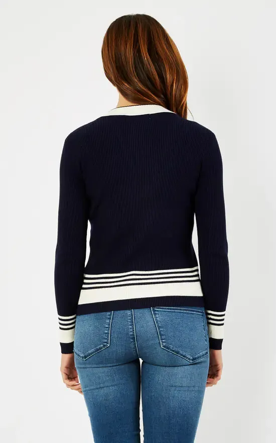 Blue 'Leon' Top