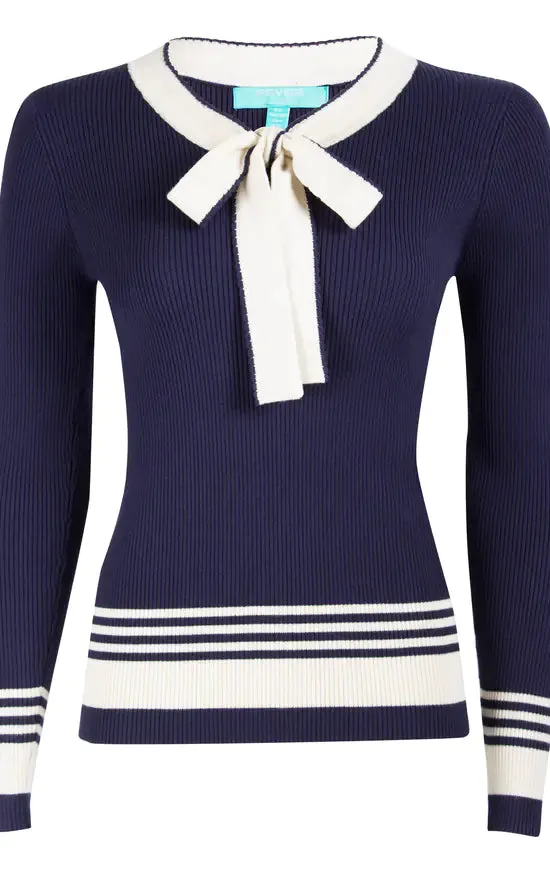 Blue 'Leon' Top
