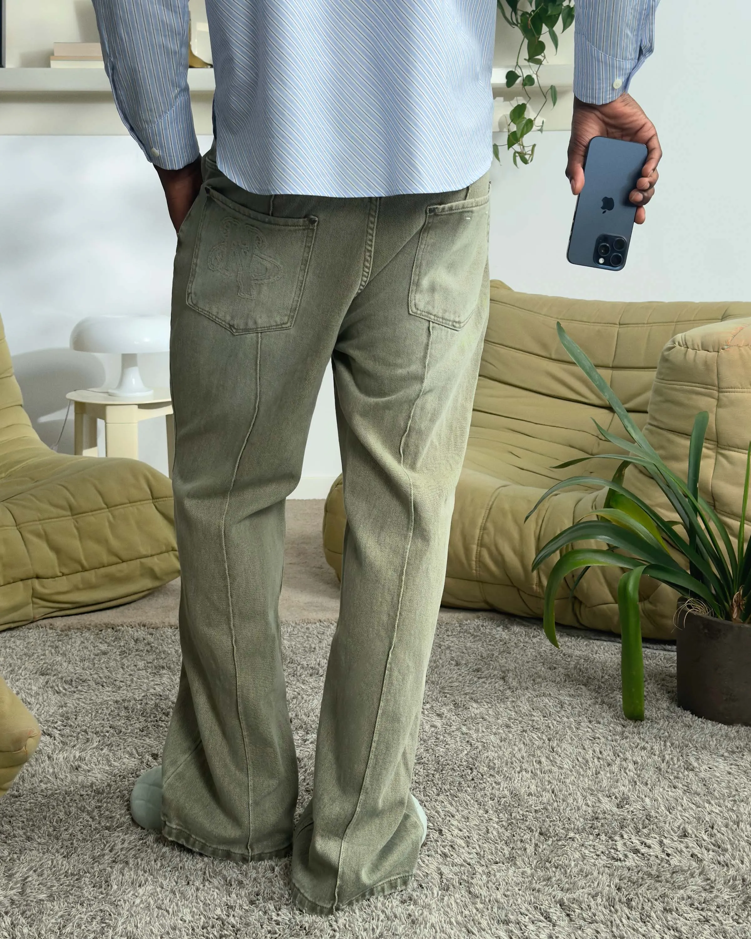 Bootcut Jeans Green