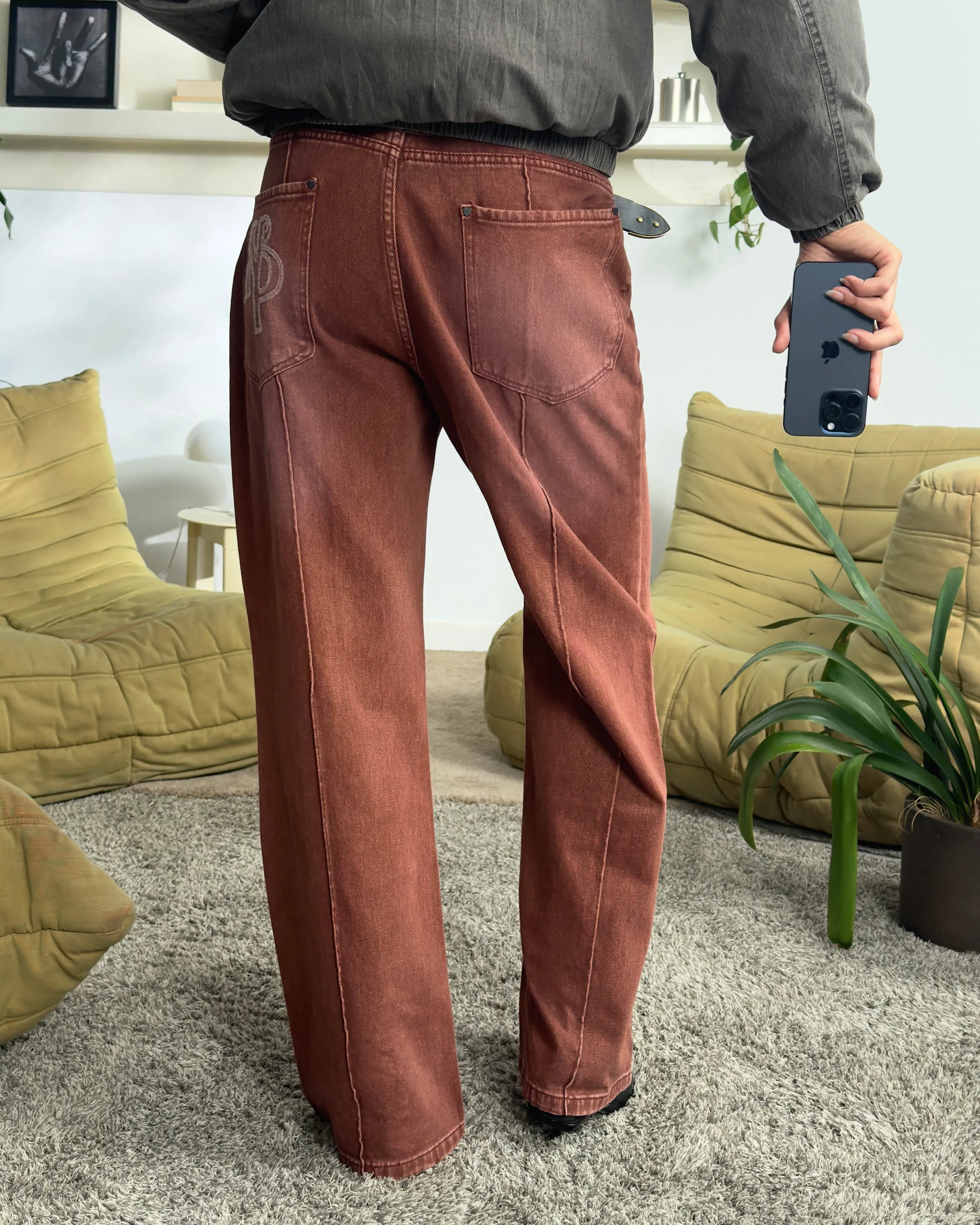 Bootcut Jeans Red