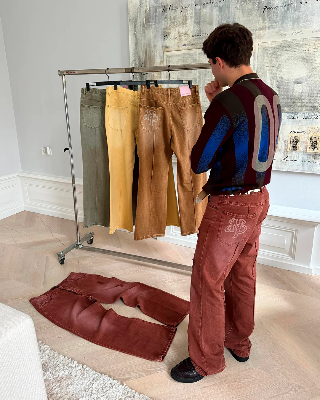 Bootcut Jeans Yellow