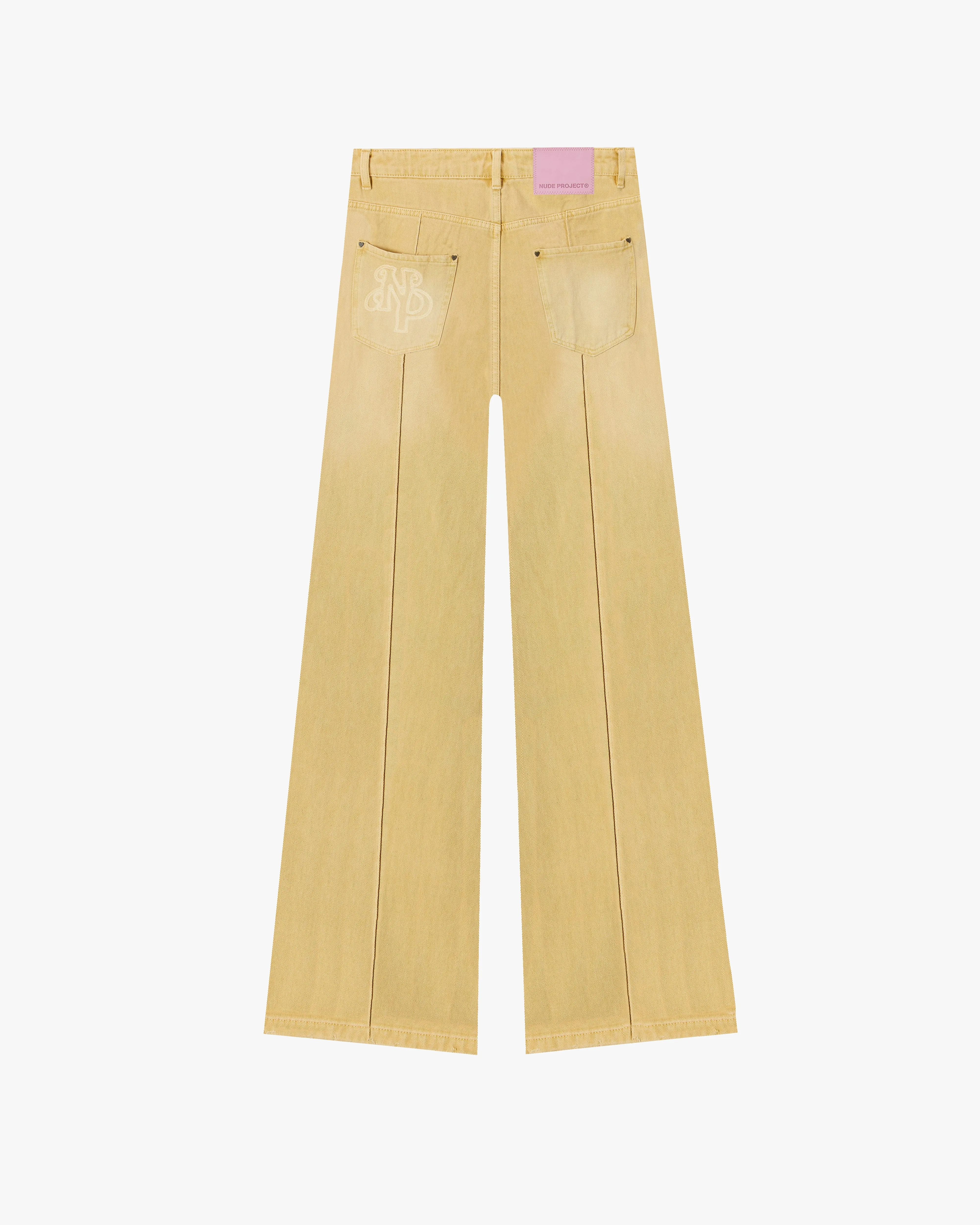 Bootcut Jeans Yellow