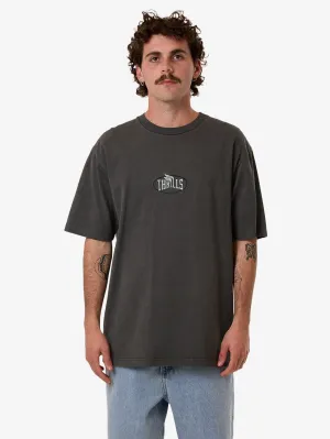 Born To Fly Embro Oversize Fit Tee - Merch Black