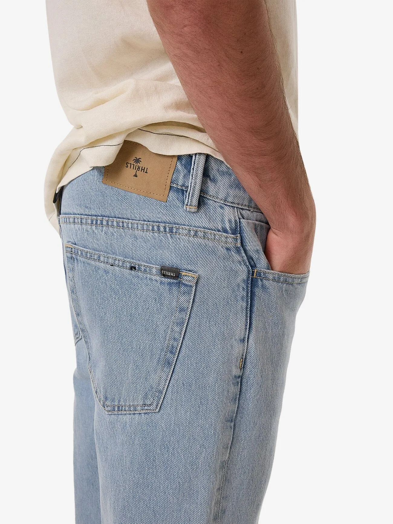 Chopped Denim Jean - Ageless Blue