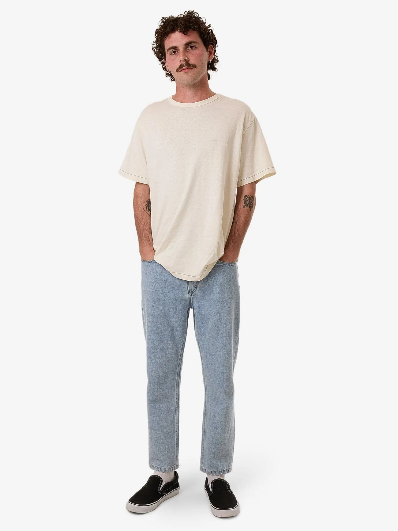 Chopped Denim Jean - Ageless Blue