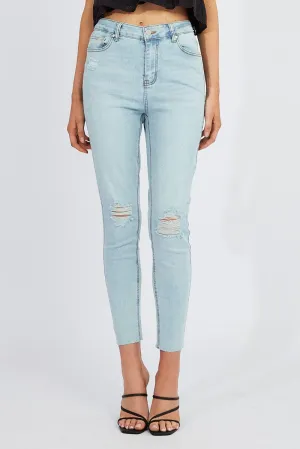 Denim Skinny Jean High Rise