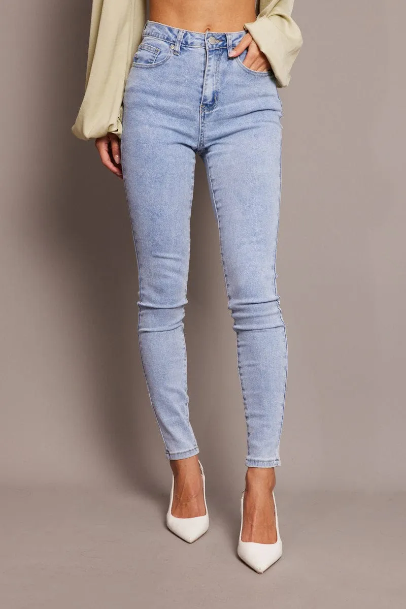 Denim Skinny Jean High Rise