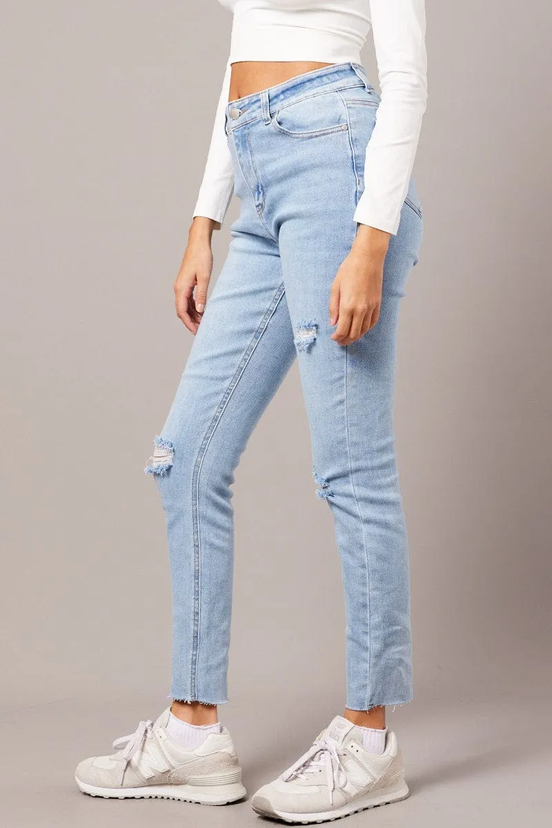 Denim Skinny Jean High Rise