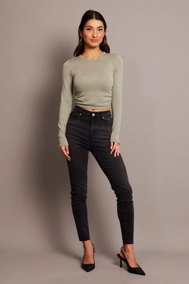 Denim Skinny Jean High Rise