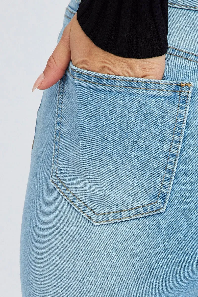 Denim Skinny Jean High Rise