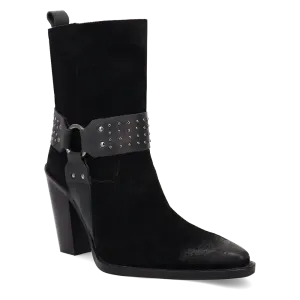Dingo Songbird - Women's Suede Leather Cowgirl Boots