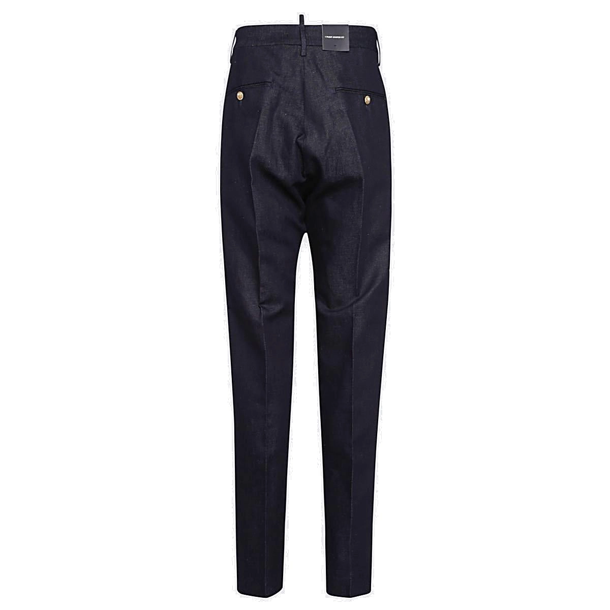 Dsquared2 Pleated Tapered Jeans
