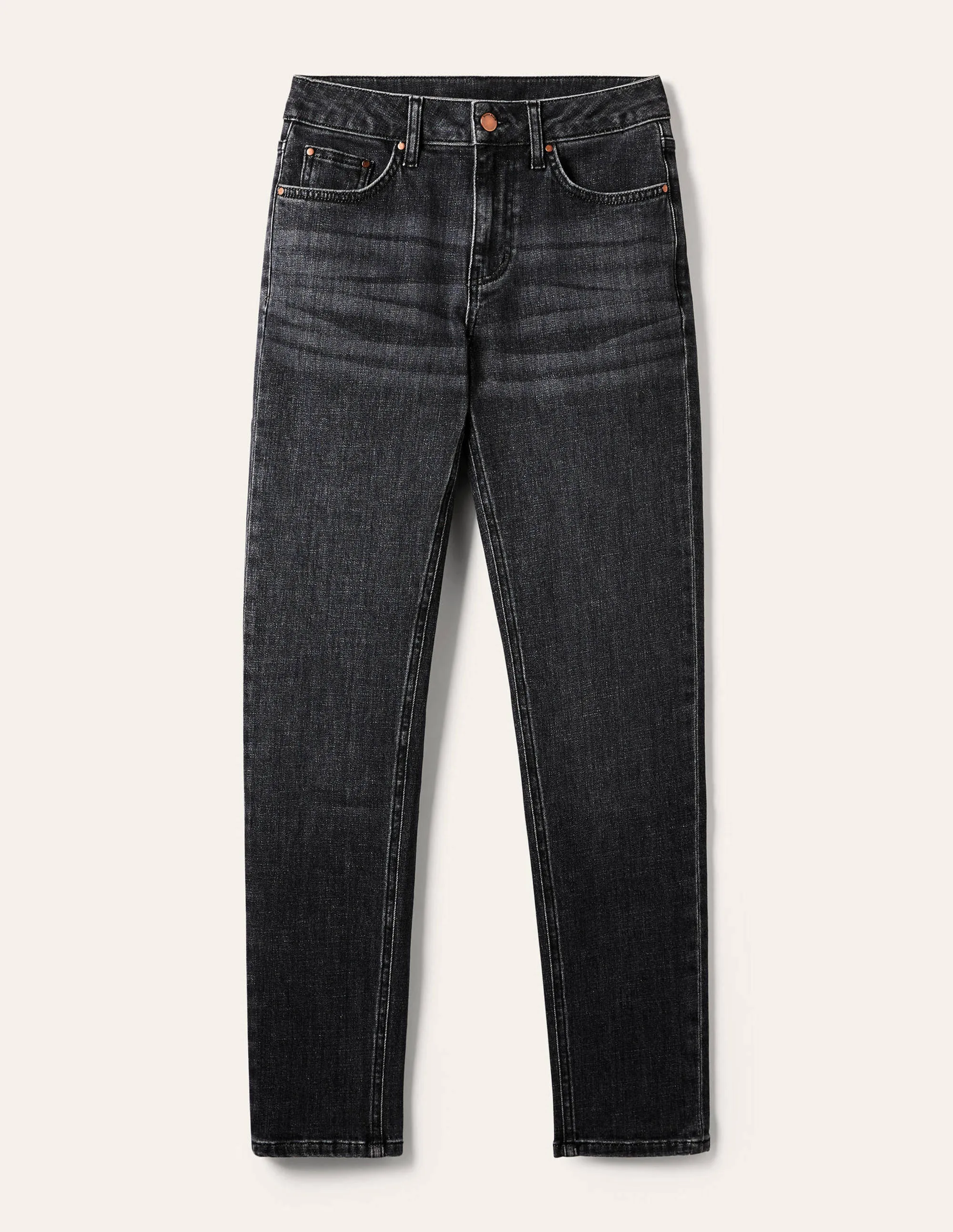 Girlfriend Jeans-Authentic Grey