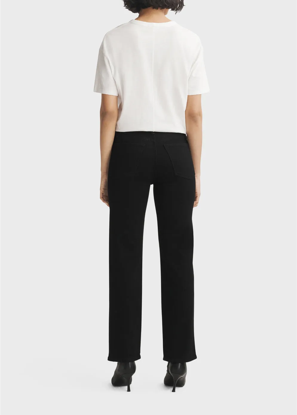 Harlow Mid-Rise Straight Jeans