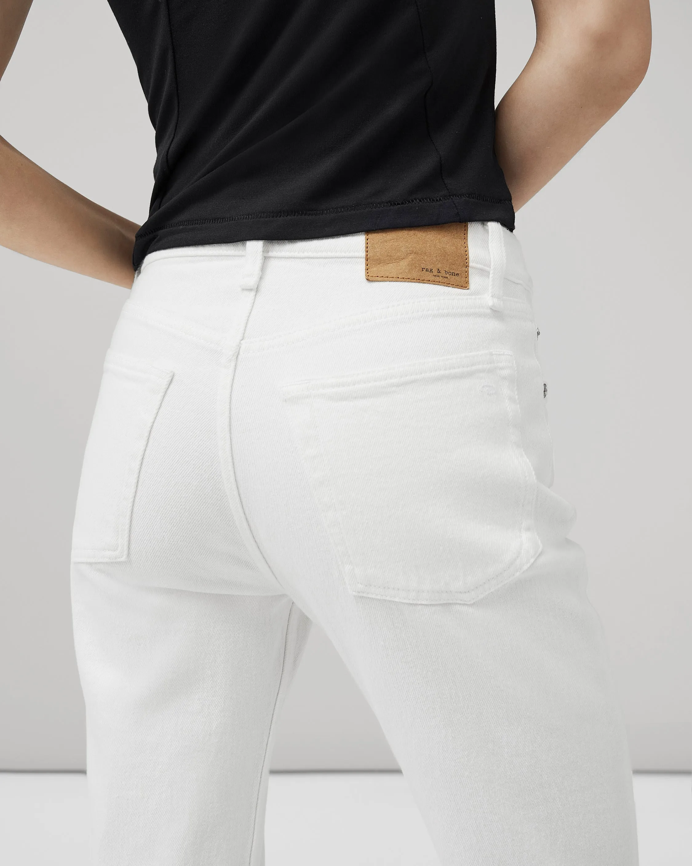Harlow Mid-Rise Straight Jeans