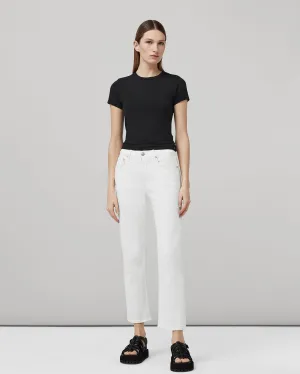 Harlow Mid-Rise Straight Jeans