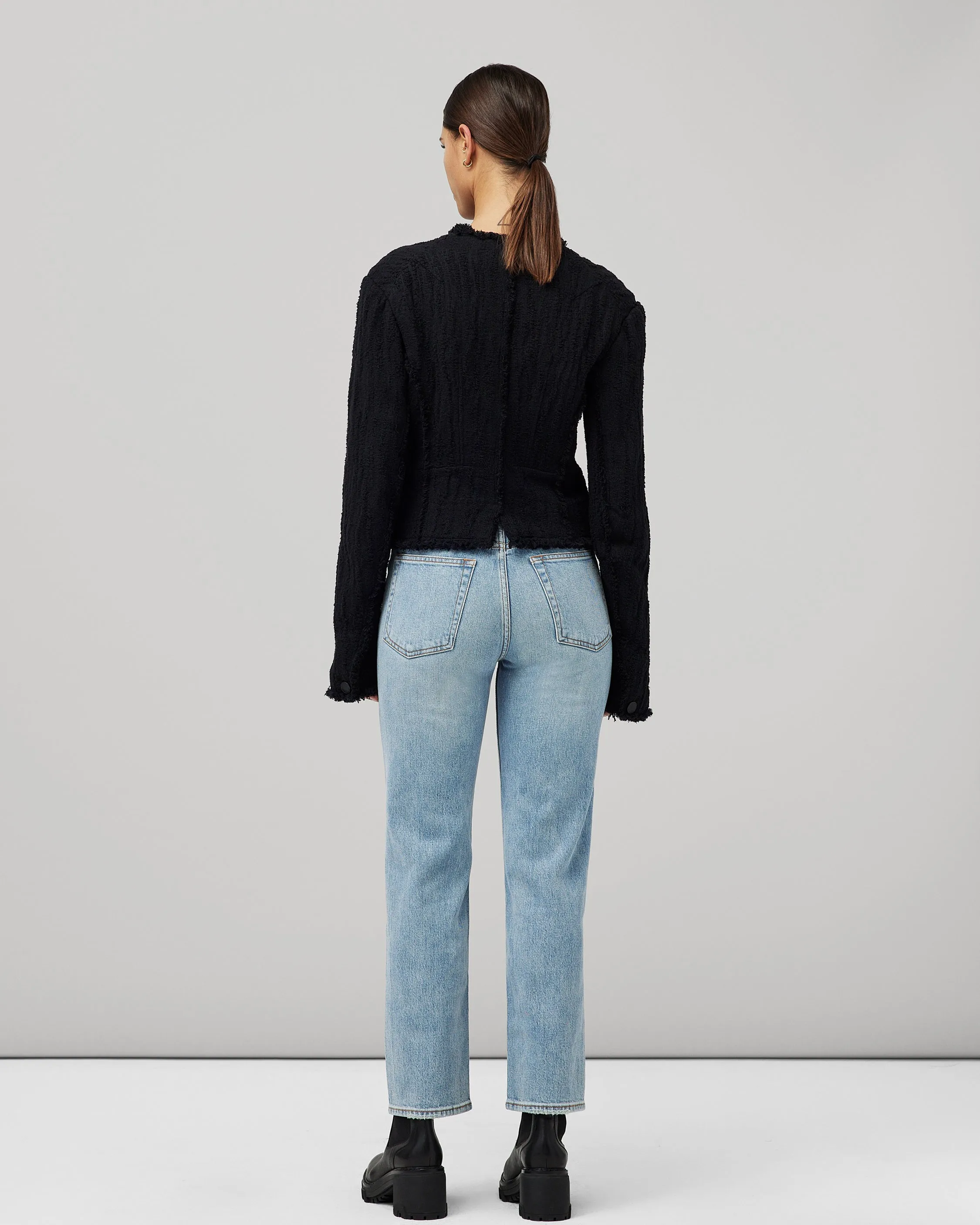 Harlow Mid-Rise Straight Jeans