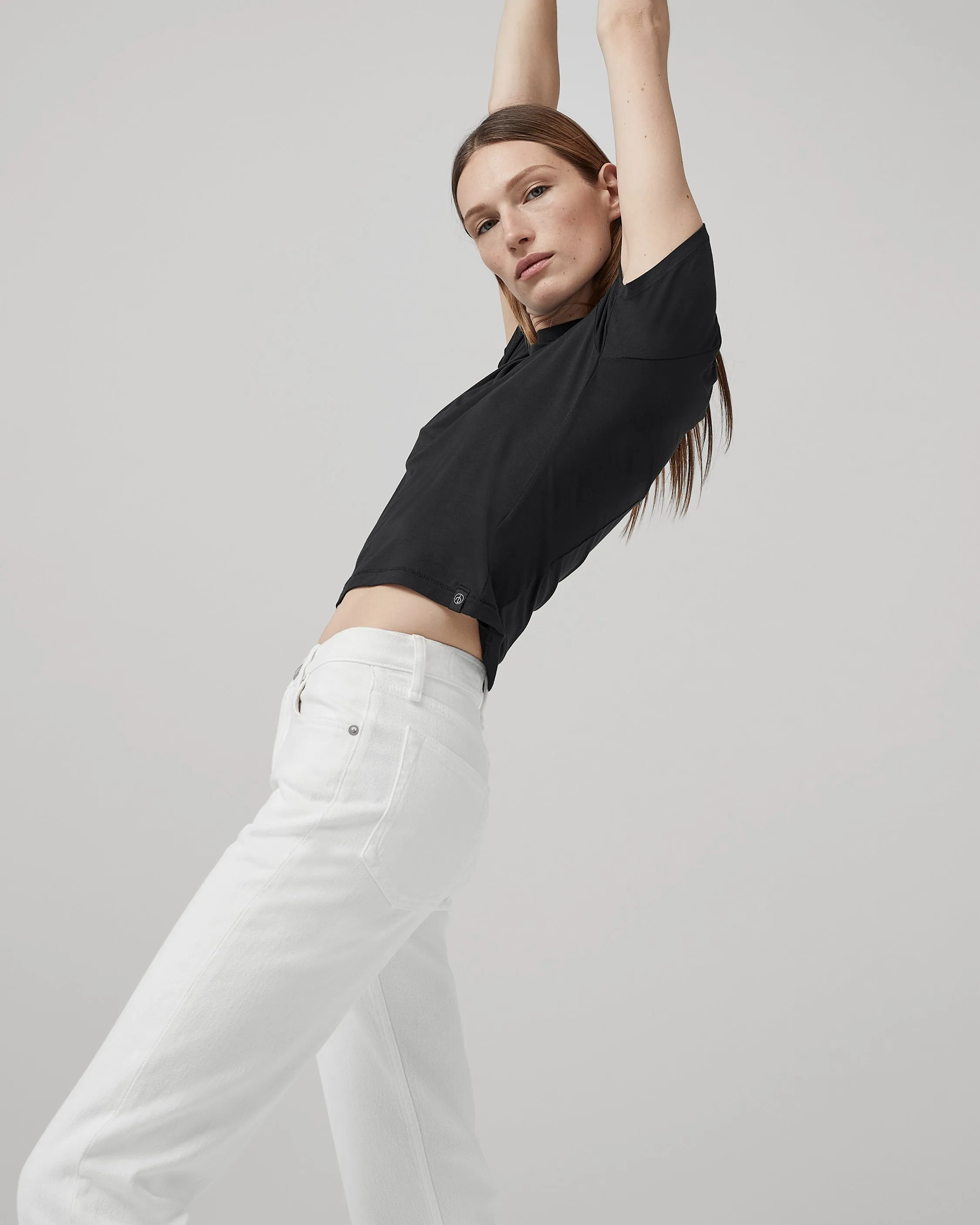 Harlow Mid-Rise Straight Jeans