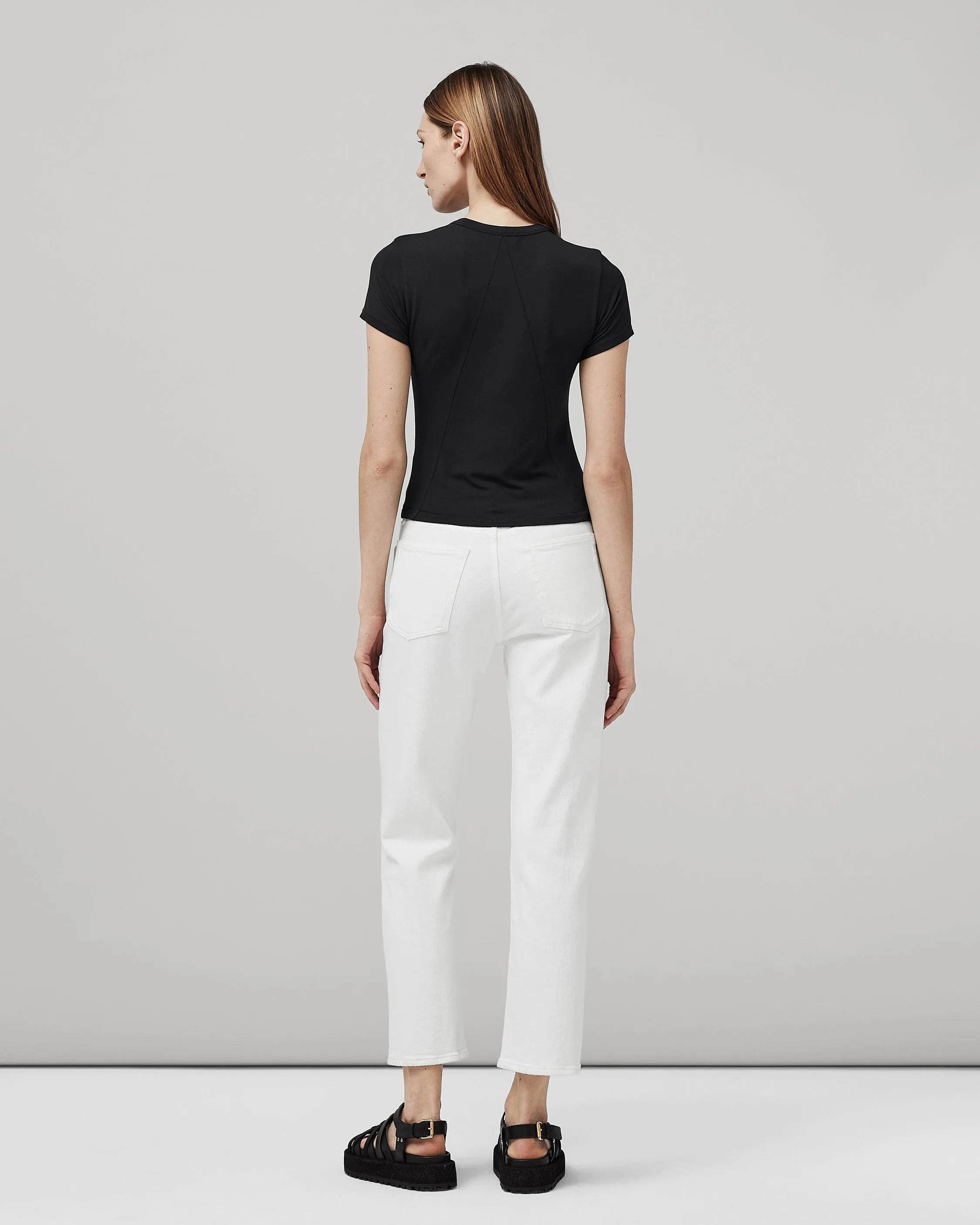 Harlow Mid-Rise Straight Jeans