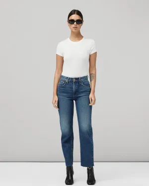 Harlow Mid-Rise Straight Jeans