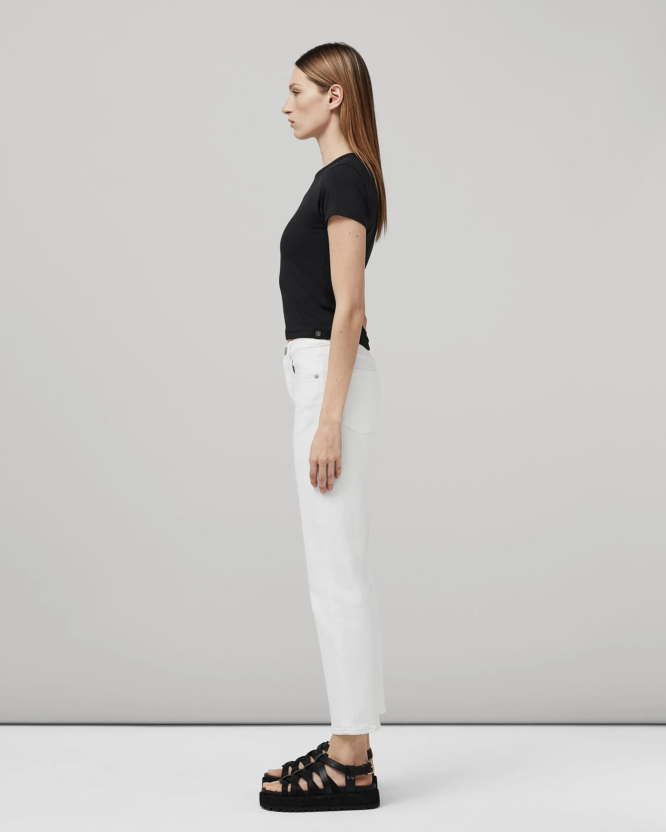 Harlow Mid-Rise Straight Jeans