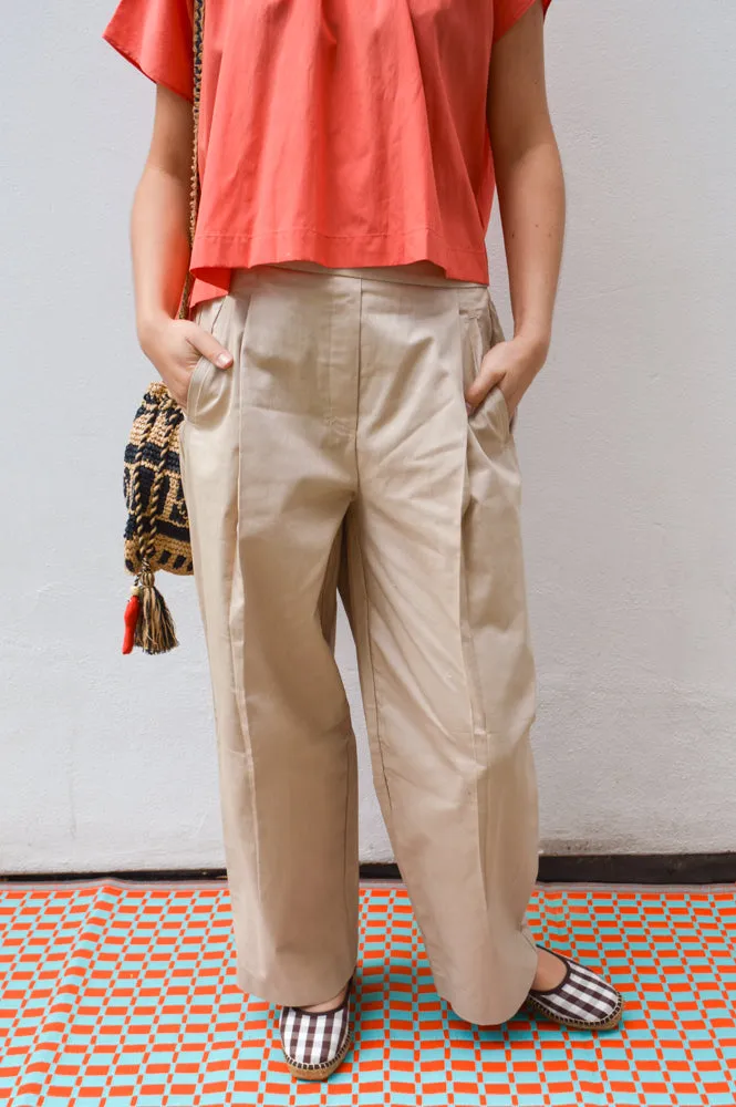 ICHI Unica Doeskin Trousers
