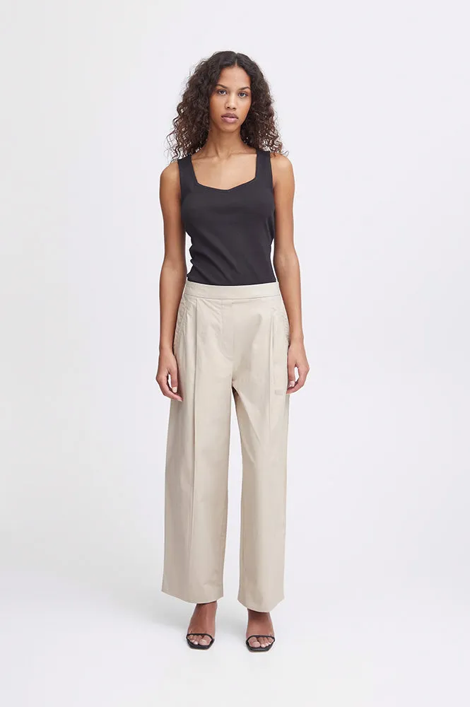 ICHI Unica Doeskin Trousers