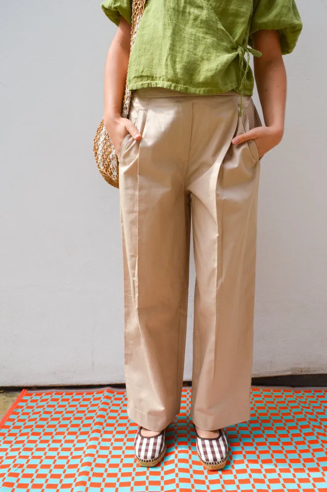 ICHI Unica Doeskin Trousers