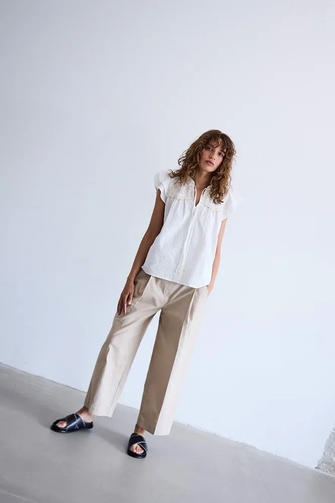 ICHI Unica Doeskin Trousers