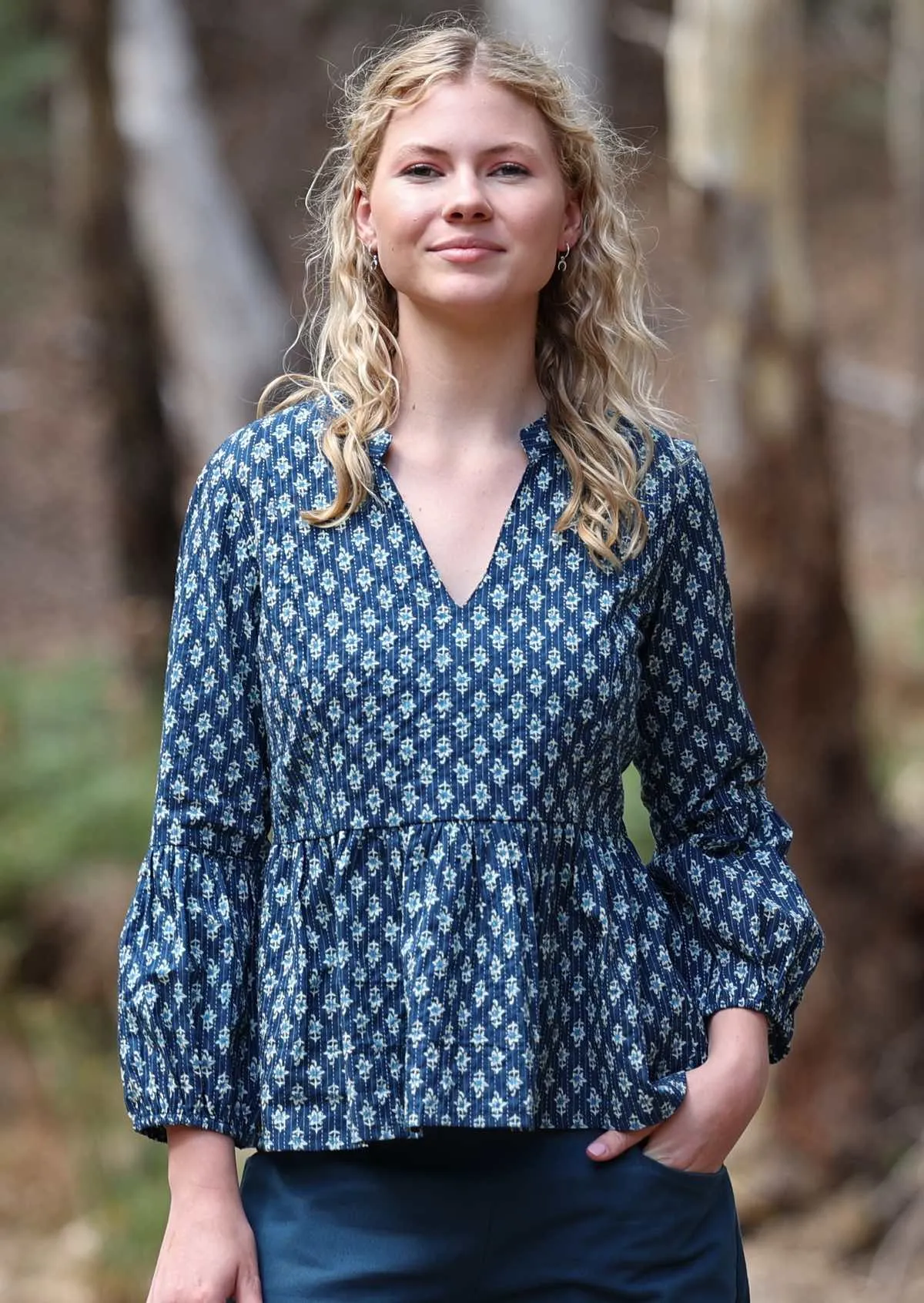 Kyra Blouse Periwinkle