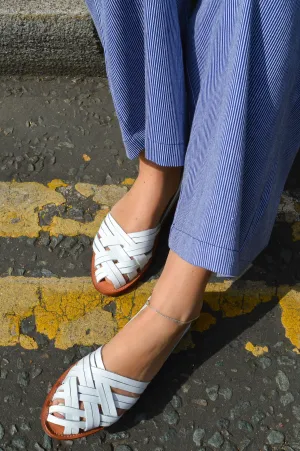 Leon & Harper Costa White Sandals