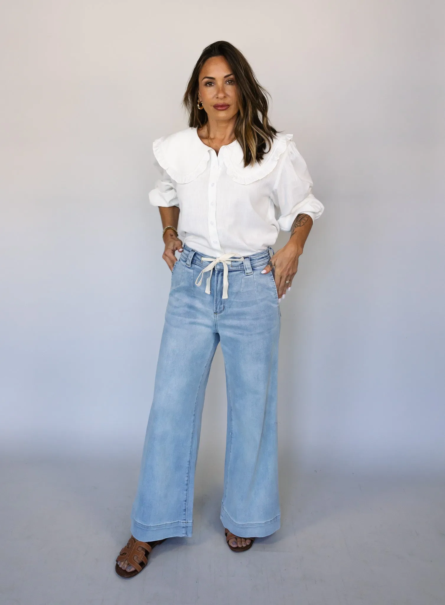 Logan Wide Leg Jeans - Final Sale