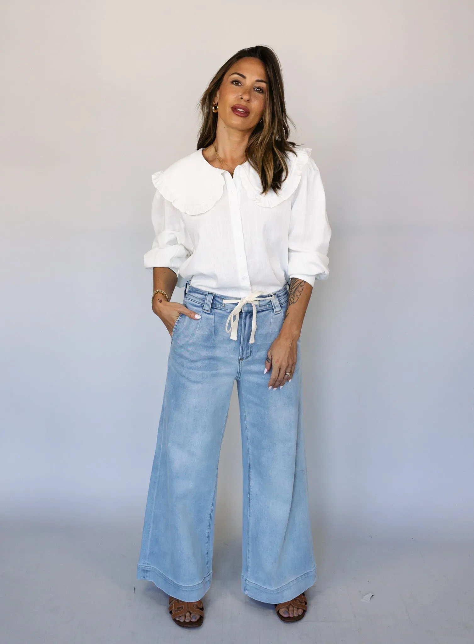 Logan Wide Leg Jeans - Final Sale