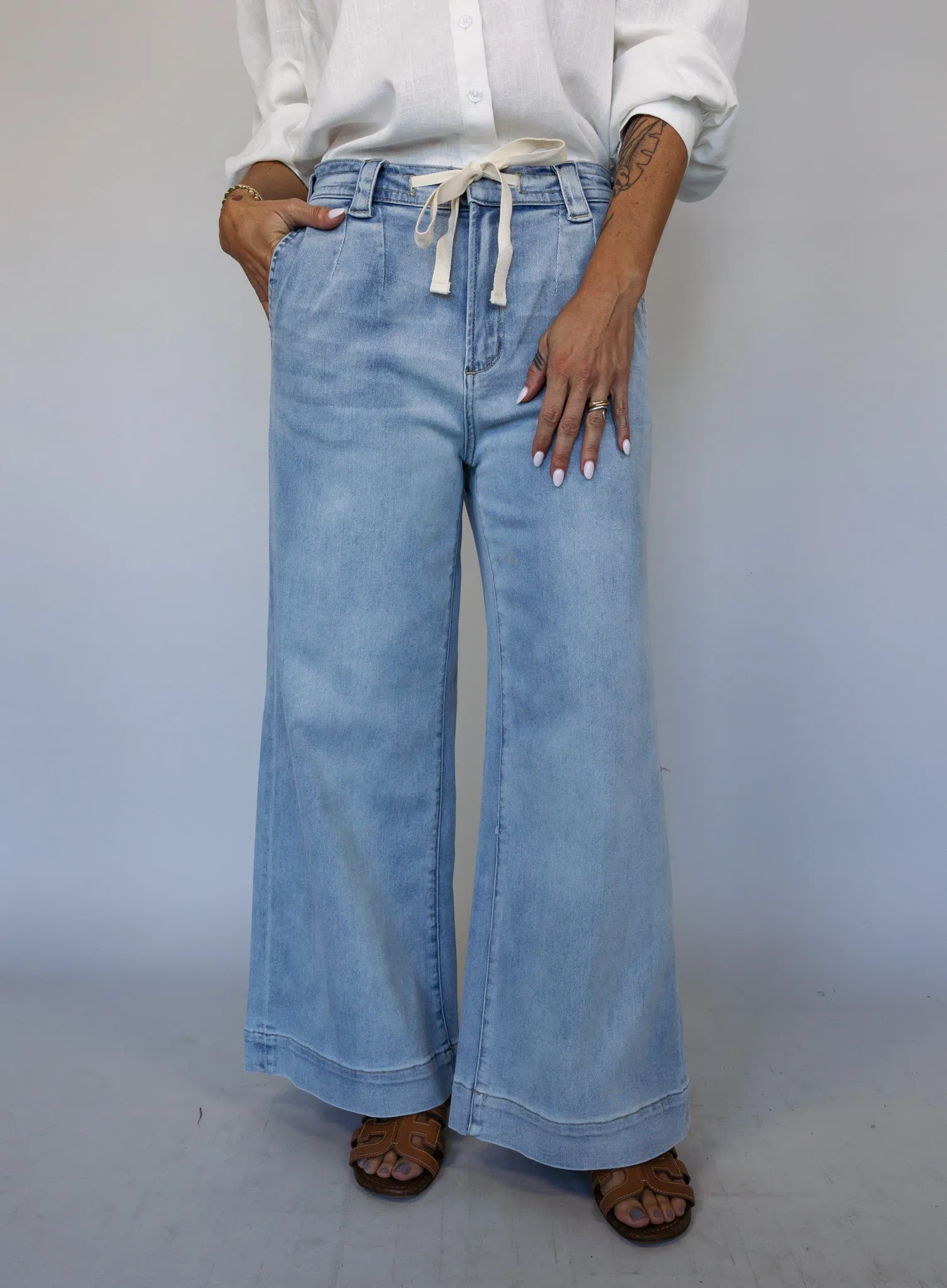 Logan Wide Leg Jeans - Final Sale