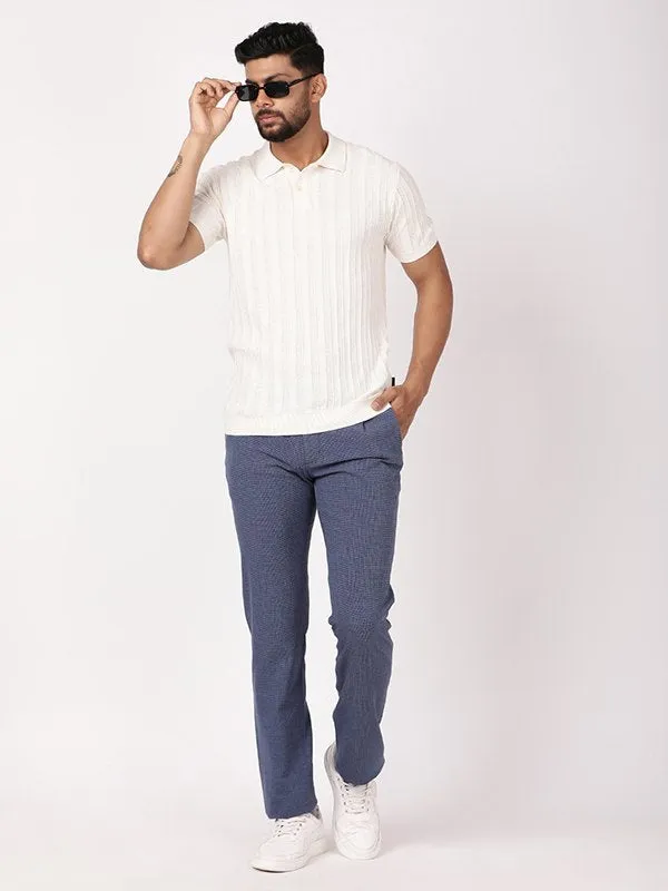 Men Striped Polo T-Shirt