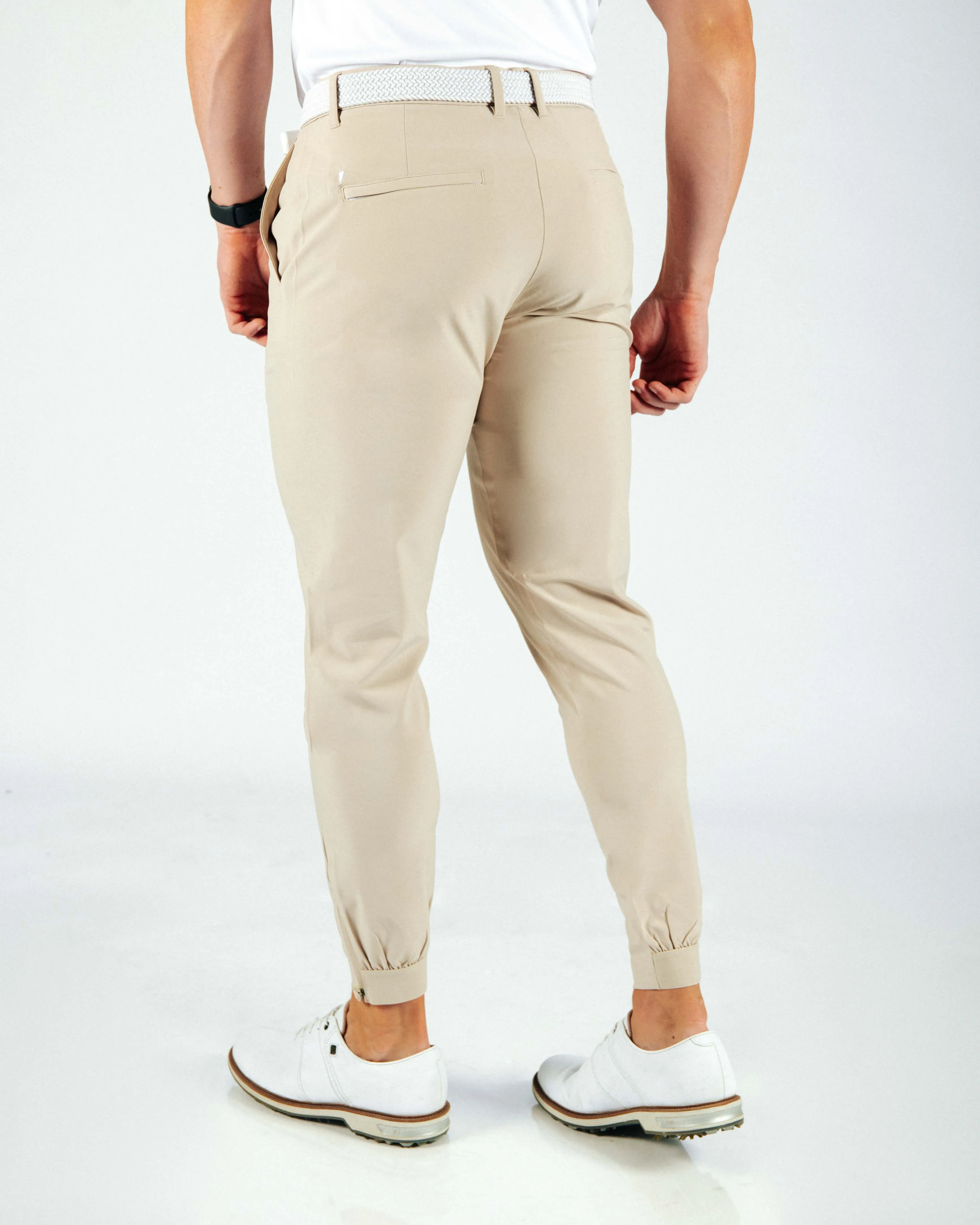 Men's Light Khaki Golf Jogger