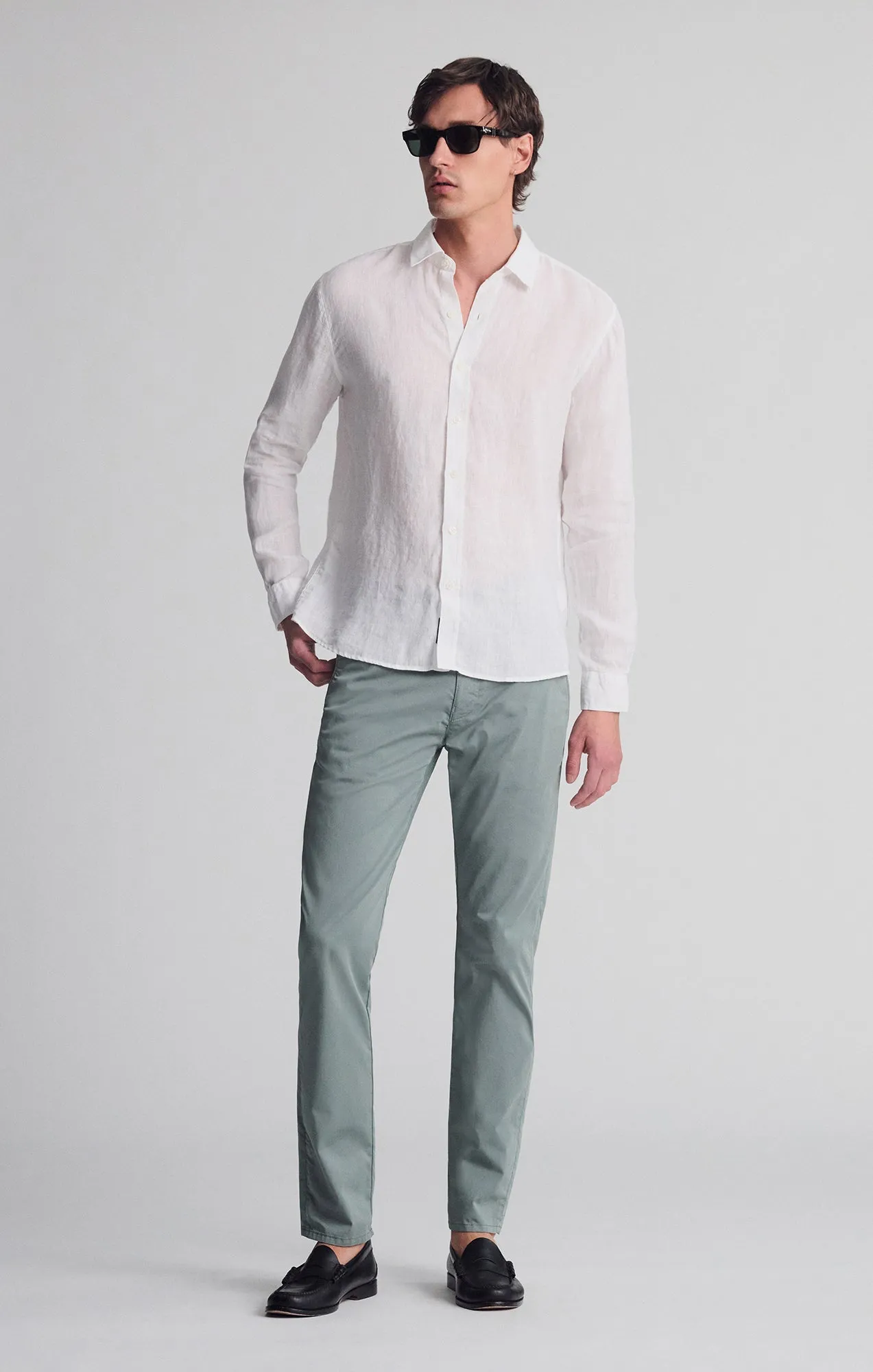 MILTON SLIM STRAIGHT CHINO IN CLOVER CITY SMART