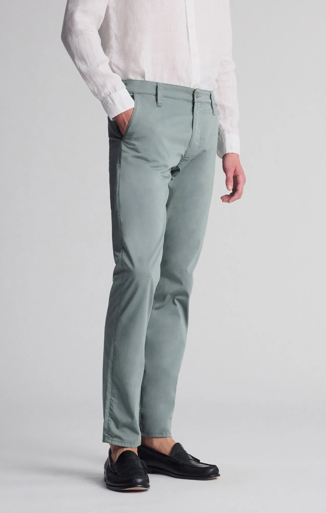 MILTON SLIM STRAIGHT CHINO IN CLOVER CITY SMART