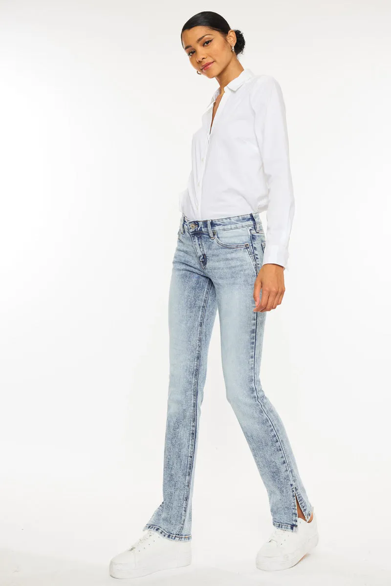 Nadia Mid Rise Y2K Bootcut Jeans