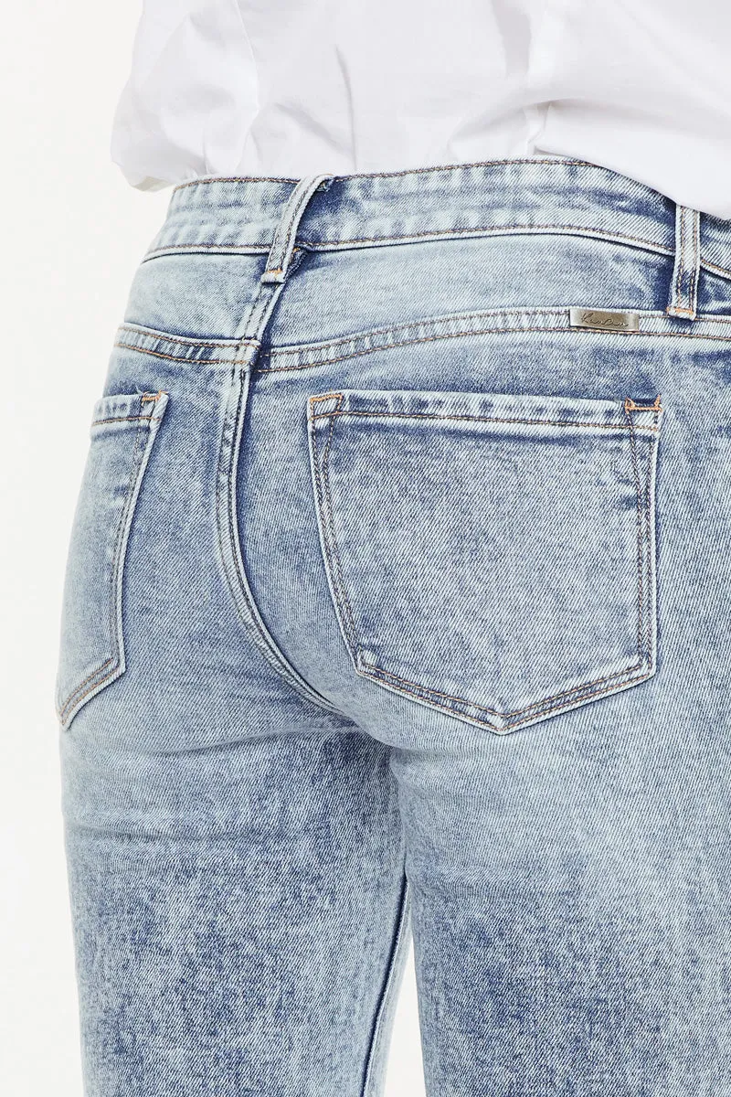 Nadia Mid Rise Y2K Bootcut Jeans