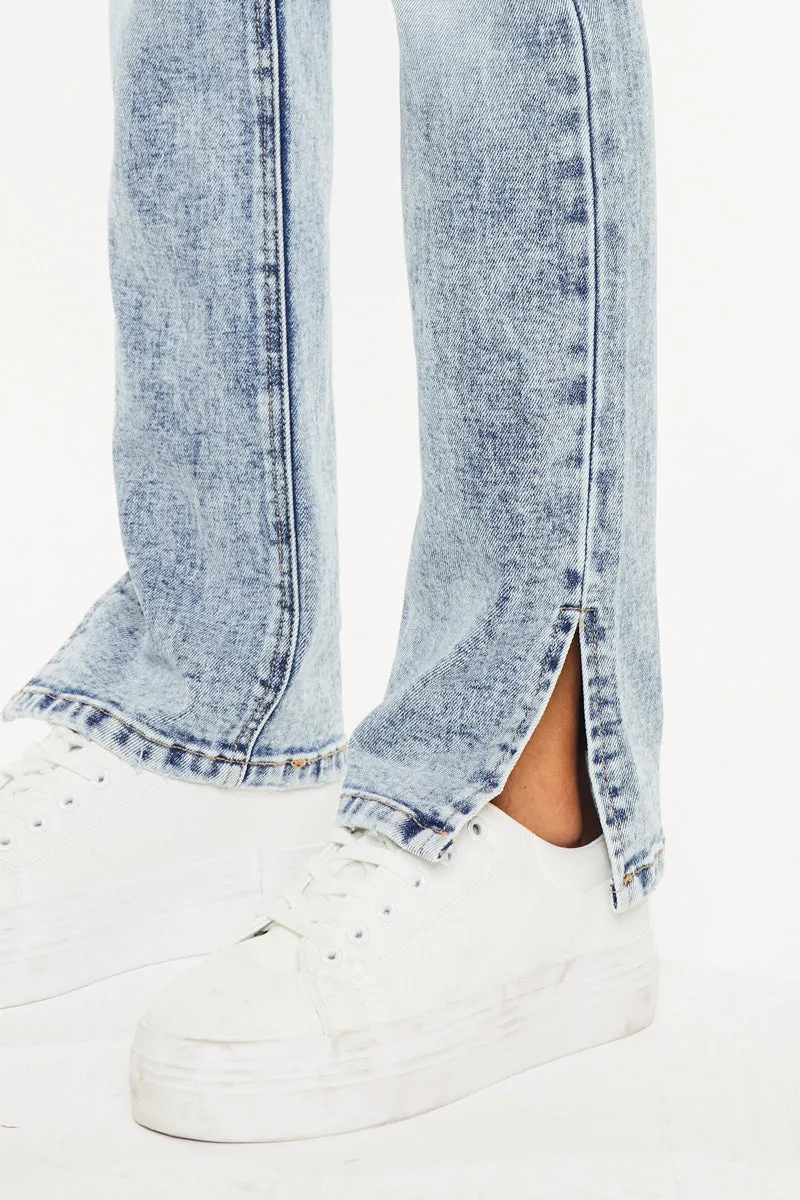Nadia Mid Rise Y2K Bootcut Jeans