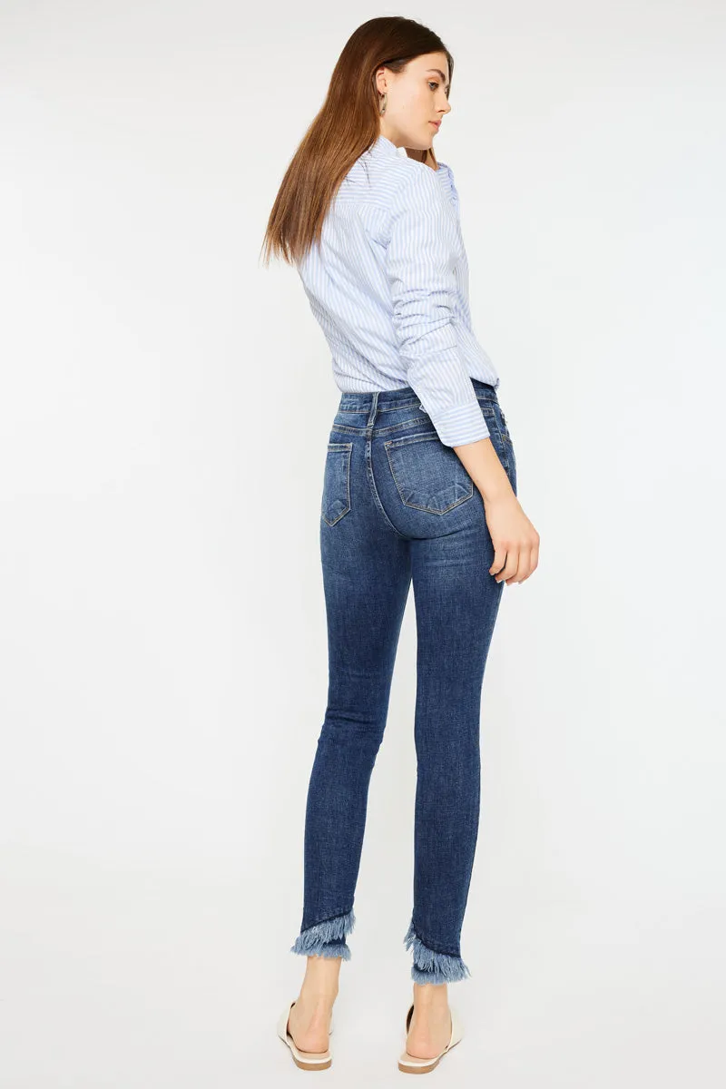 Nala Mid Rise Ankle Skinny Jeans