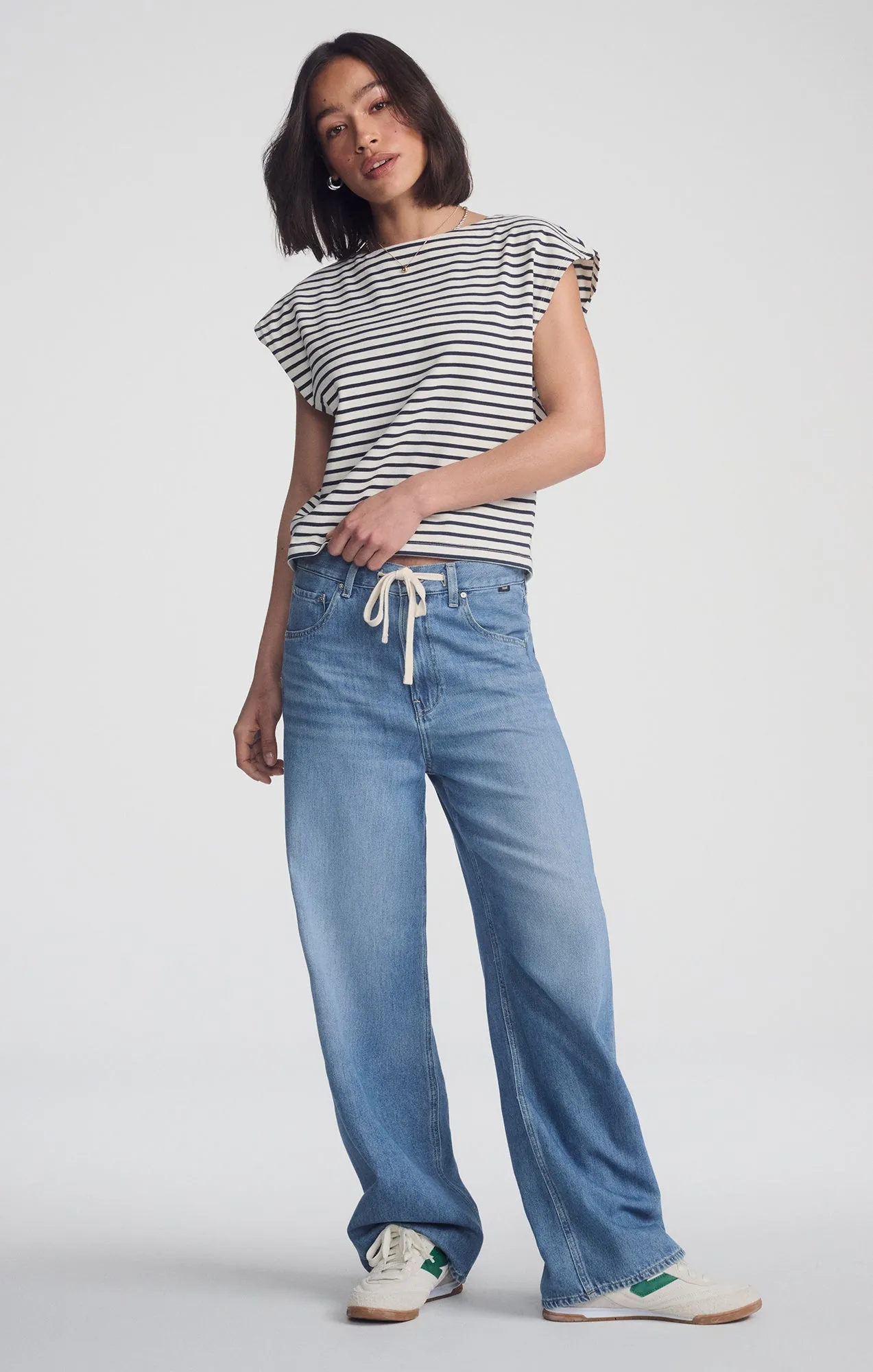 NELLA WIDE LEG IN LIGHT BLUE WELL BLUE