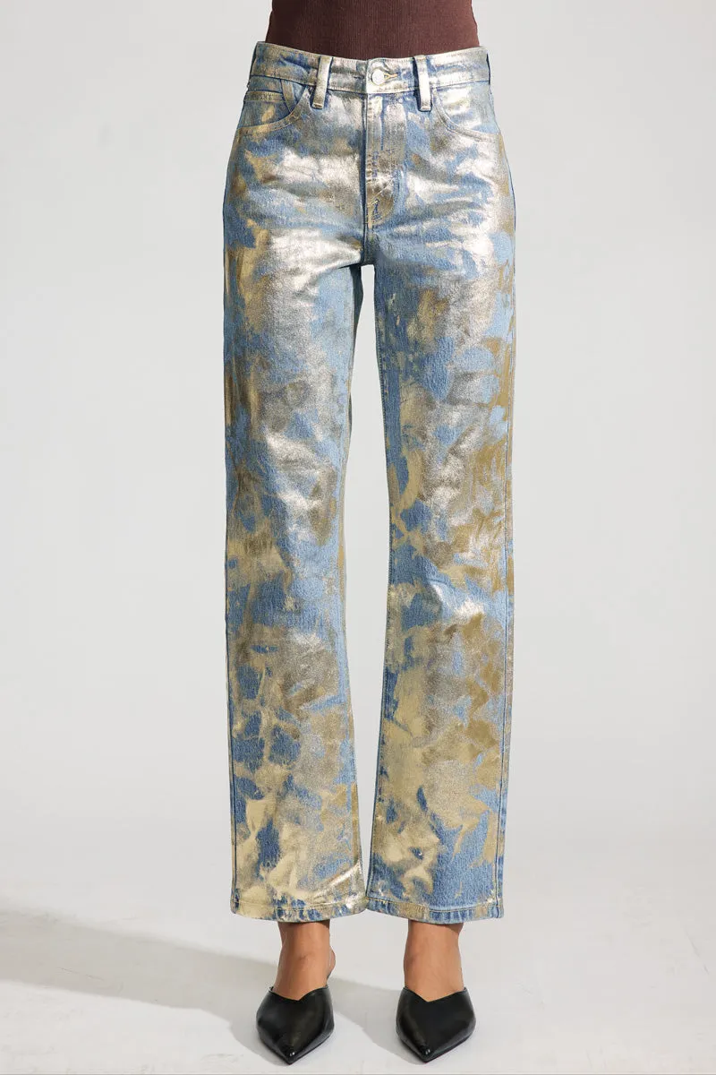 Nerissa  Premier High Rise Straight Jeans