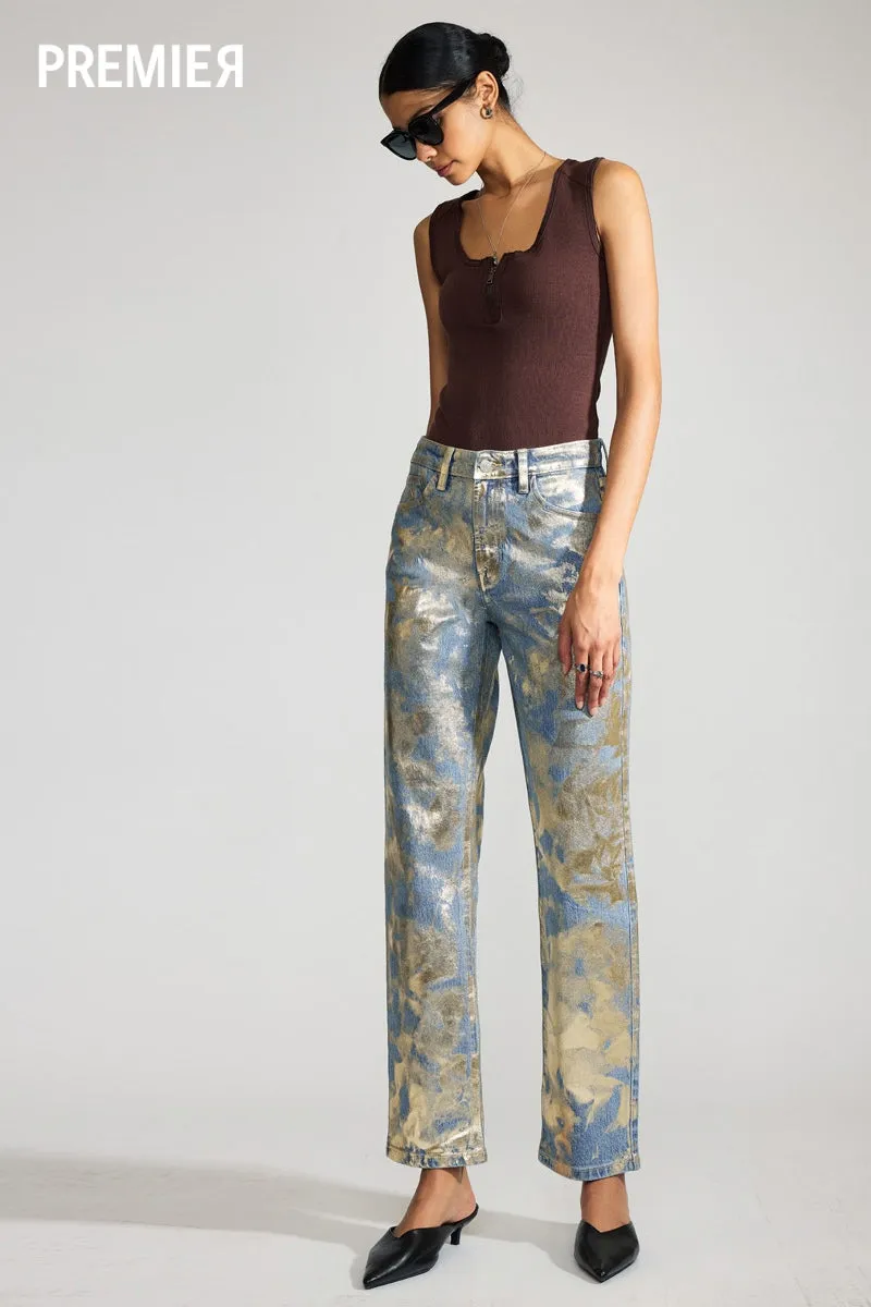 Nerissa  Premier High Rise Straight Jeans